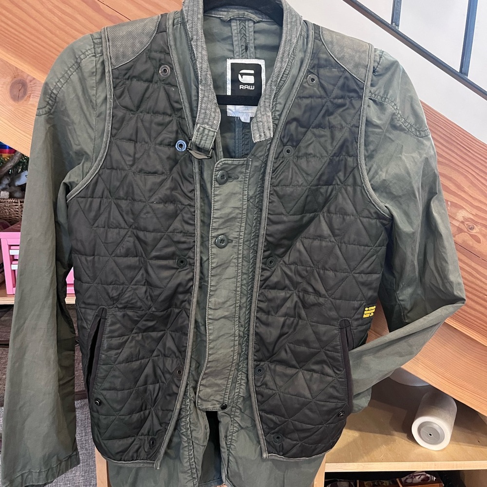G-Star RAW Jacket with Removable Quilted Vest
